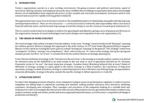 Strategic Management - Comprehensive Strategic Model, Characteristics ...
