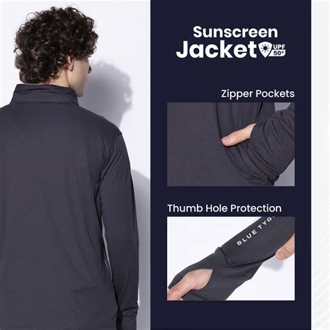 Sunscreen Jacket - The Ultimate Sun Protection Wear – Blue Tyga