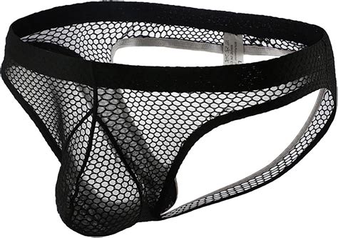 Buy Thong Underwear Man Fishnet Sissy Fitness T-Back See-Through Low ...
