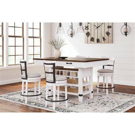 Signature Design by Ashley Valebeck D546-32 Counter Height Dining Table ...