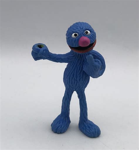 GROVER Blue Muppet Sesame Street Cake Topper Applause PVC Figure ...