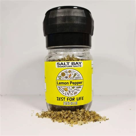 Lemon Pepper – Saltbay Signature Salts