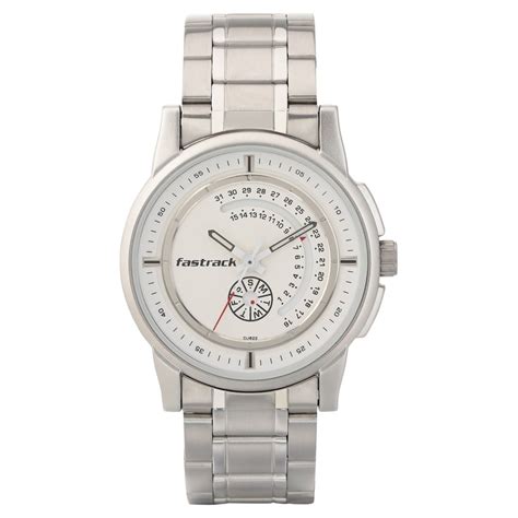 Buy Online Fastrack Go Skate Quartz Analog with Day and Date White Dial ...