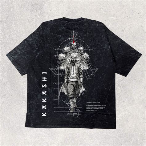 KAKASHI - printed oversized unisex tshirt – INKREDIBLE.CO.IN