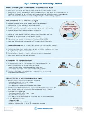 Fillable Online laoshealth.orgassets05-mgso4-checklist-and ...