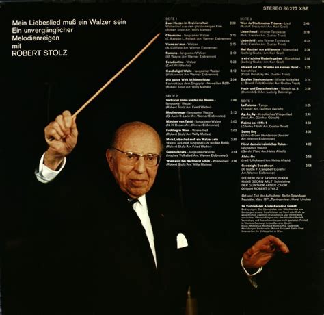Robert Stolz. Berliner Symphoniker. Mein Liebeslied muß ein Walzer sein ...