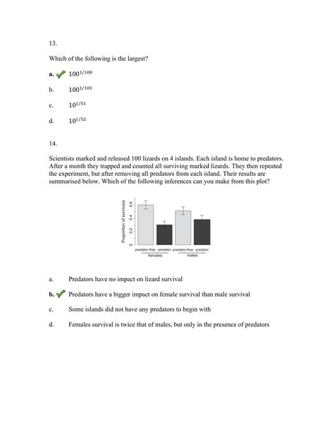 TIFR GS 2019 Biology Question Paper - IndCareer Docs