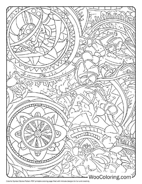 100+ Pattern coloring pages (Free PDF To Print) | Woo Coloring