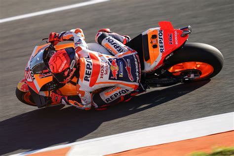 MotoGP: Marquez Survives Two Crashes, Ranks Fourth On Friday At Valencia - Roadracing World ...