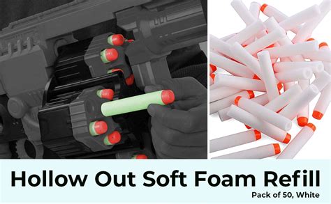 Verat Hollow Out Soft Foam Refill Darts for N-Strike Elite Series ...