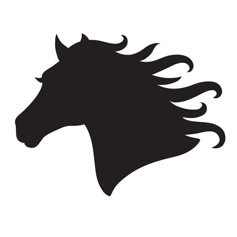 Horse Head Silhouette Free at GetDrawings | Free download
