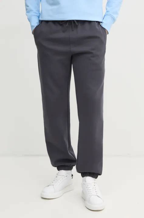 adidas spodnie dresowe męskie kolor szary melanżowe | Answear.com