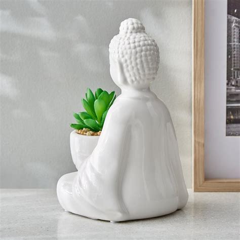 Buy Gloria Divine Artificial Succulent in Ceramic Buddha Pot from Home ...