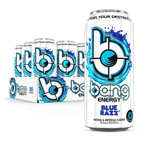 Bang Energy Blue Razz: Powerful Energy Boost in a 16 oz Can