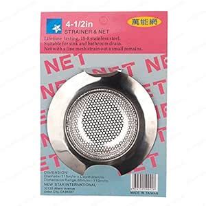 New Star International Heavy-Duty Kitchen Sink Strainer 18/10 Stainless ...