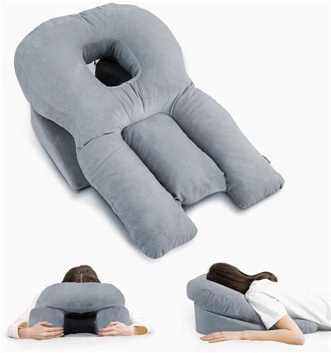 Face Down Pillow After Eye Surgery - Home Massage Pillow Face Down for Bed Stomach Sleeping ...