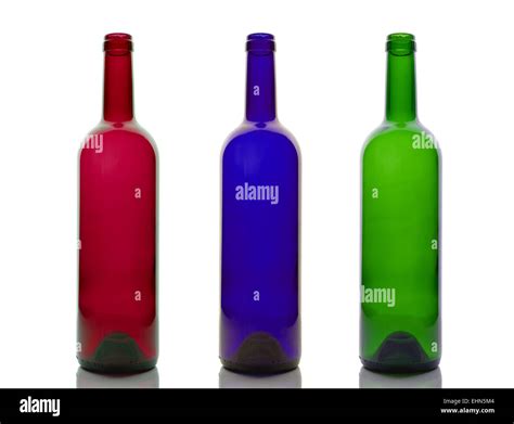 Empty wine bottles Stock Photo - Alamy