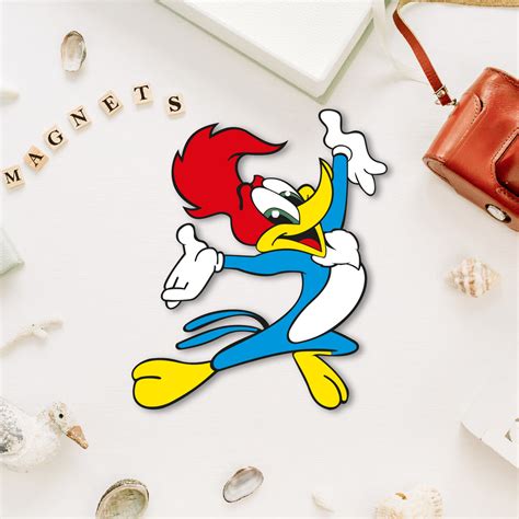 Woody Woodpecker Fridge Magnet | Classic Cartoon Souvenir – Bhai Please ...