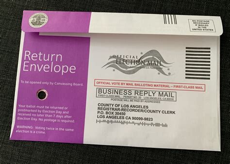 Ballot Envelope Sample 的图像结果