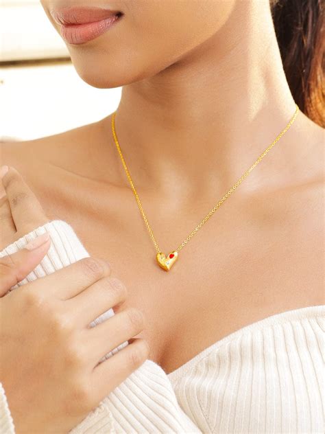 Shop Rubans Oxidised Boho Colorstone Statement Necklace Online at Rubans