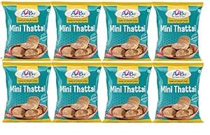 A2b Mini Thattai (Pack of 10 * 45 GMS) : Amazon.in: Grocery & Gourmet Foods