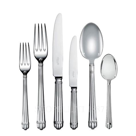 Luxury Cutlery Sets Elegance: Christofle, Puiforcat, Versace