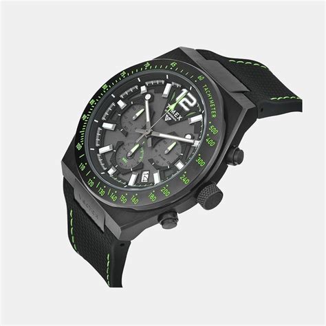 Vector Men Quartz Black Dial Chronograph Leather Watch TWEG30800 – Just ...