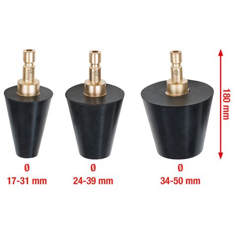 Konusni ispitni adapter za rashladni sistem, 3-delni set 17,0 - 50,0 mm ...