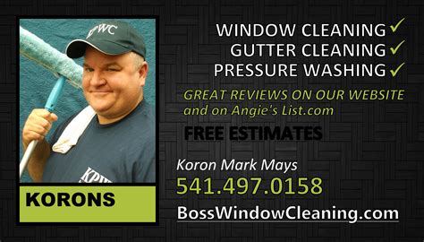 Window Cleaning Business Card | Cleaning gutters, Cleaning business ...