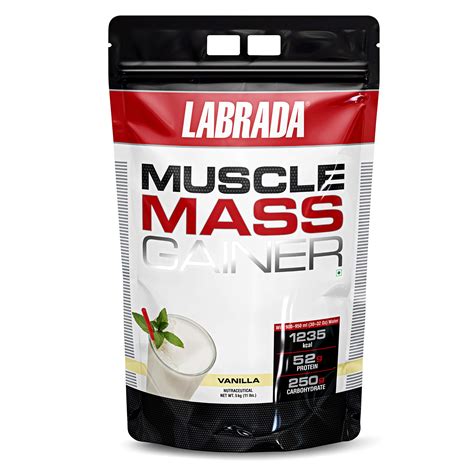 Labrada Muscle Mass Gainer Powder for Adults(Gain Weight, Post-Workout ...