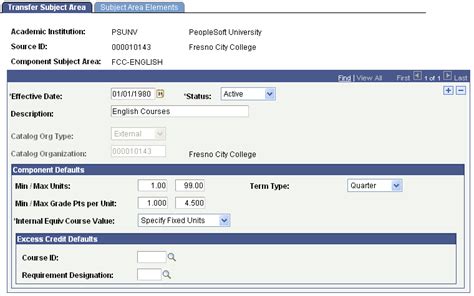 Creating Course Transfer Equivalency Rules