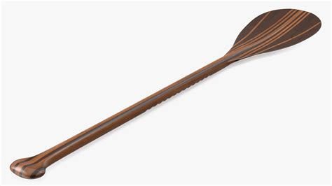 Wood Canoe Paddle with Palm Grip 3D | 3D Molier International