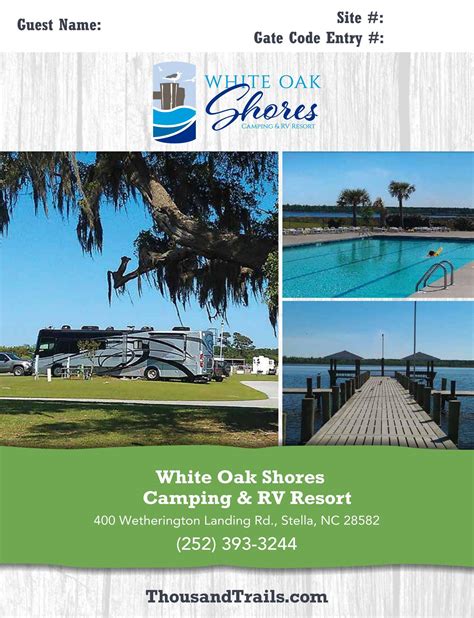 White Oak Shores Camping & RV Resort by AGS/Texas Advertising - Issuu