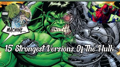 15 Strongest Versions Of The Hulk - YouTube