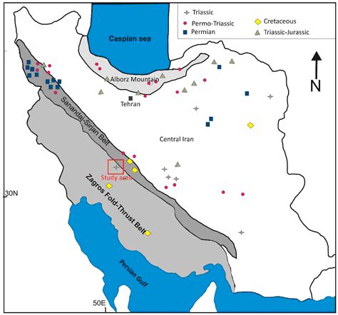 Zagros Mountains Map