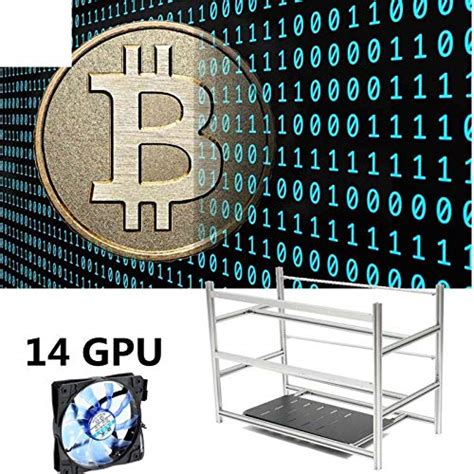 Buy 14 GPU Stackable Open Air Mining Rig Frame Miner Case for ETC BTH ...