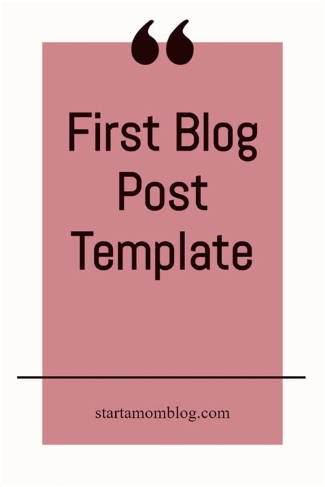Image result for First Blog Post Template WordPress