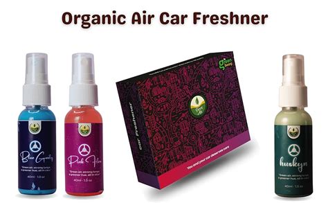 Greenswarg Organic Air Car Freshner Spray with Natural & Aromatic ...