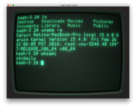 Image result for Mac OS Command Line