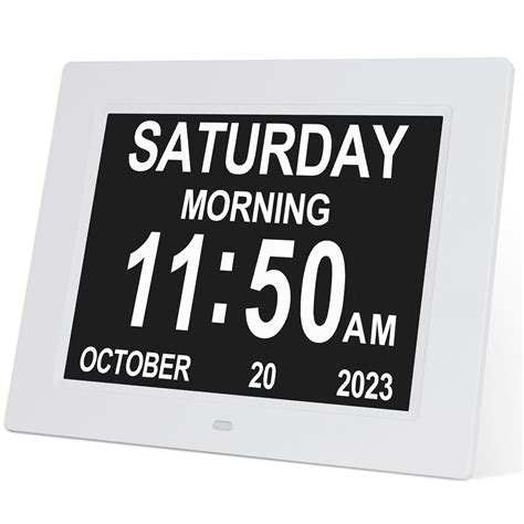 Buy Johnziny 2024 New 8 Inch Large Dementia Clocks for Seniors,Digital ...