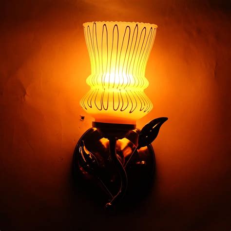 Zsquarehp 5-80Watts Round Decorative Colourful Glass Shade Wall Lamp ...