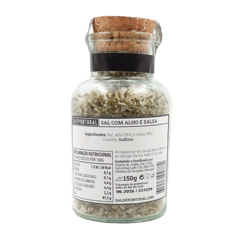 Sal de Portugal Garlic & Parsley Flavored Sea Salt