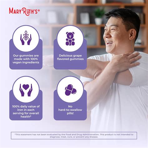 MaryRuthOrganics MaryRuth Organics Iron Supplement Gummies - Sugar ...