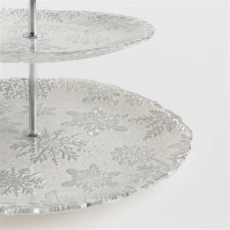 Patera Piętrowa Snowflakes | home&you