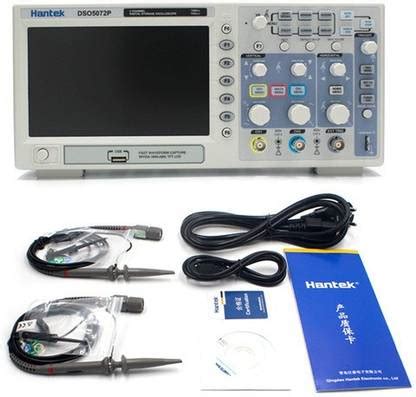 Hantek DSO5072P 70Mhz 2CH oscilloscope with probes digital dso dual ...