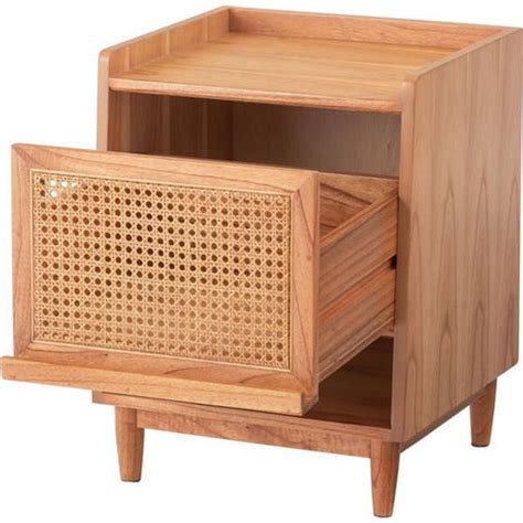Teak Bedside Table TBT-09 | Buy Online in India | TimberCraft