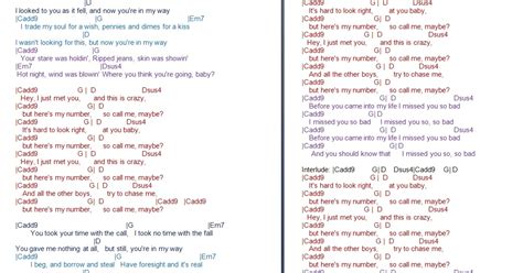 Image result for Call Me Maybe Guitar Tutorial
