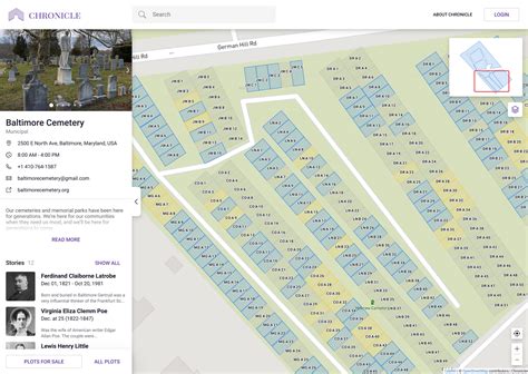 Cemetery Plot Map & Database Records Software | Chronicle
