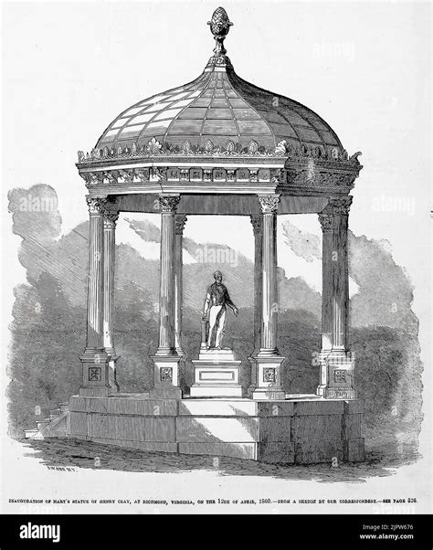 Inauguration of Joel Tanner Hart's statue of Henry Clay, at Richmond, Virginia, April 12th, 1860 ...