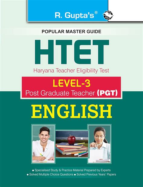 HTET (PGT) Post Graduate Teacher (Level-3) English Exam Guide eBook ...